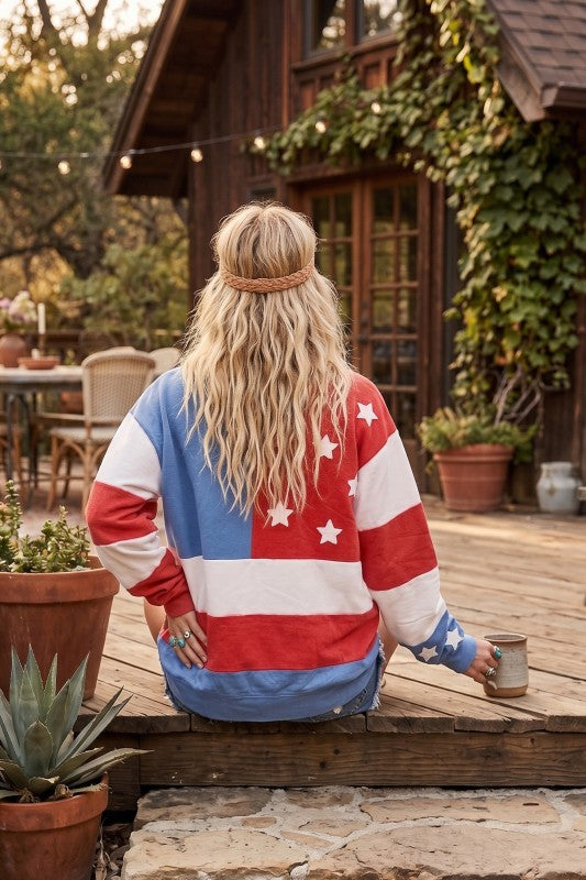 Sewn and Seen Americana Sweatshirt