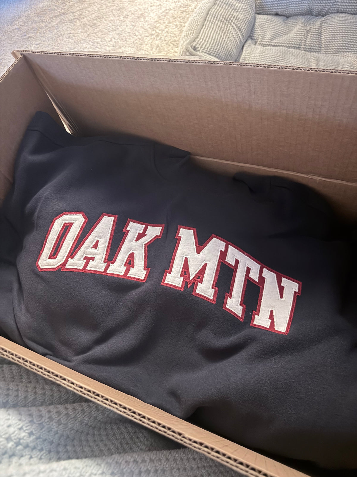 OM Mock Neck Pullover - Navy