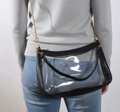 Premium Clear Stadium Satchel Bag Premium Clear Stadium Satchel Bag