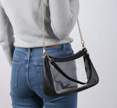 Premium Clear Stadium Satchel Bag Premium Clear Stadium Satchel Bag