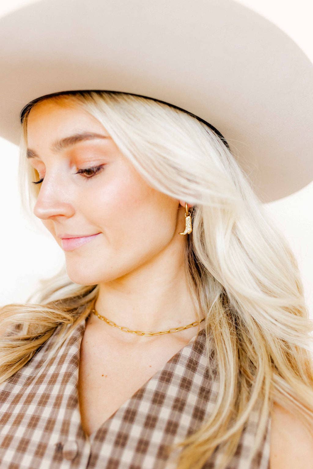 Necklace - Palmer Paperclip Gold