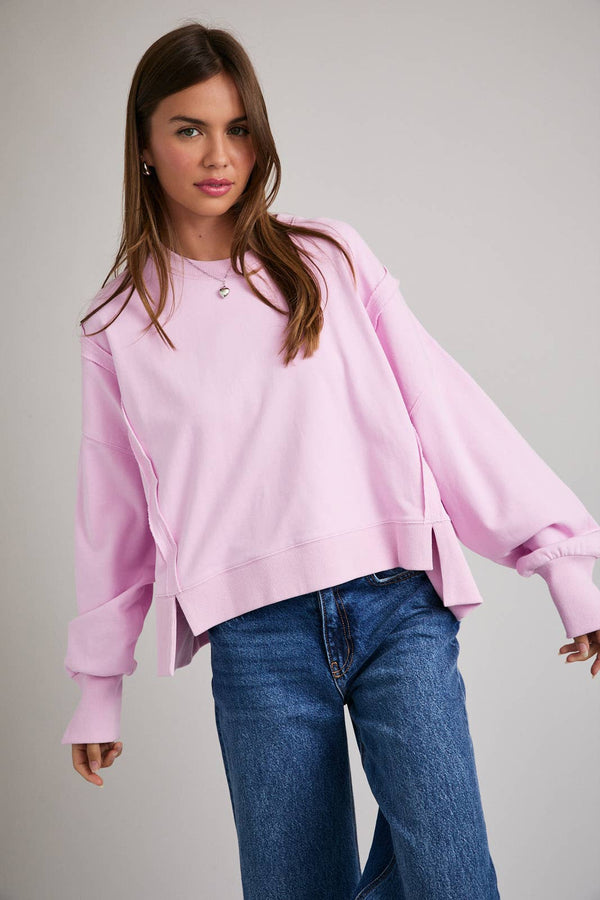 Le Lis LONG SLEEVE ROUND NECK SWEATSHIRT