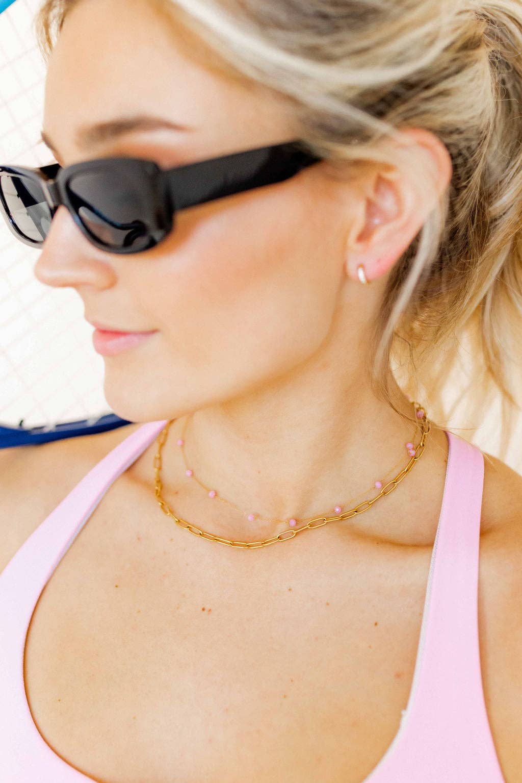 Necklace - Palmer Paperclip Gold