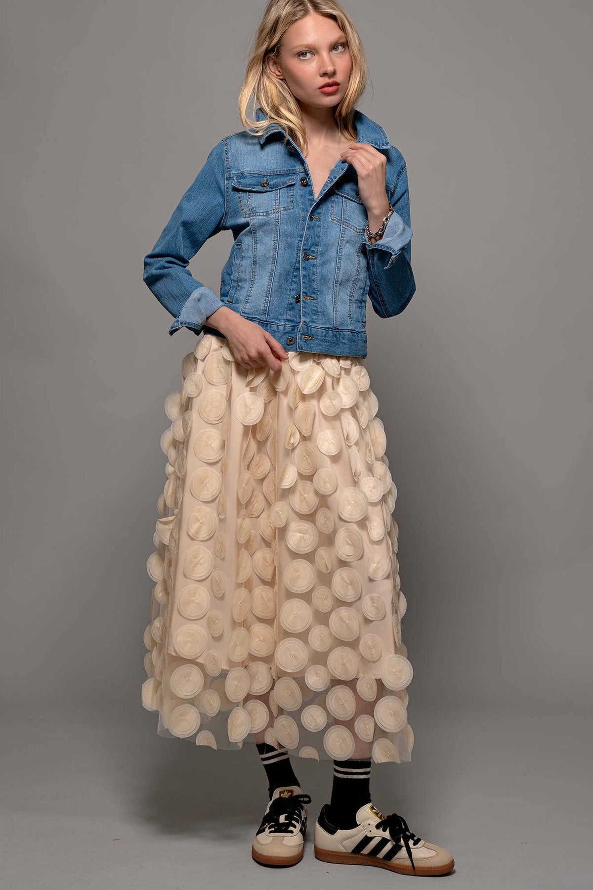 Urban Daizy Classic Denim Trucker Jacket