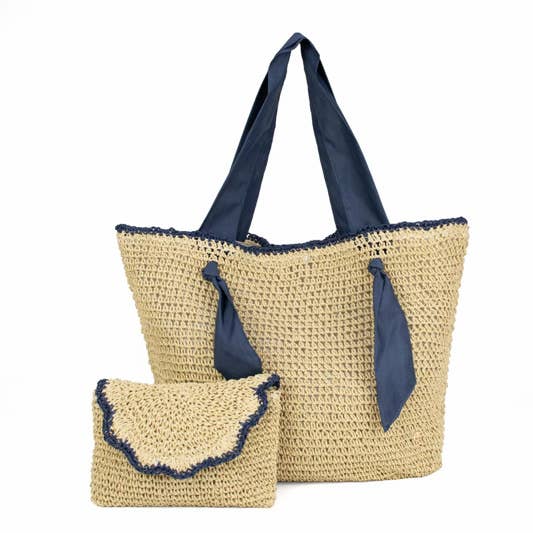 Lemonbella Raffia Kristina Tote Set