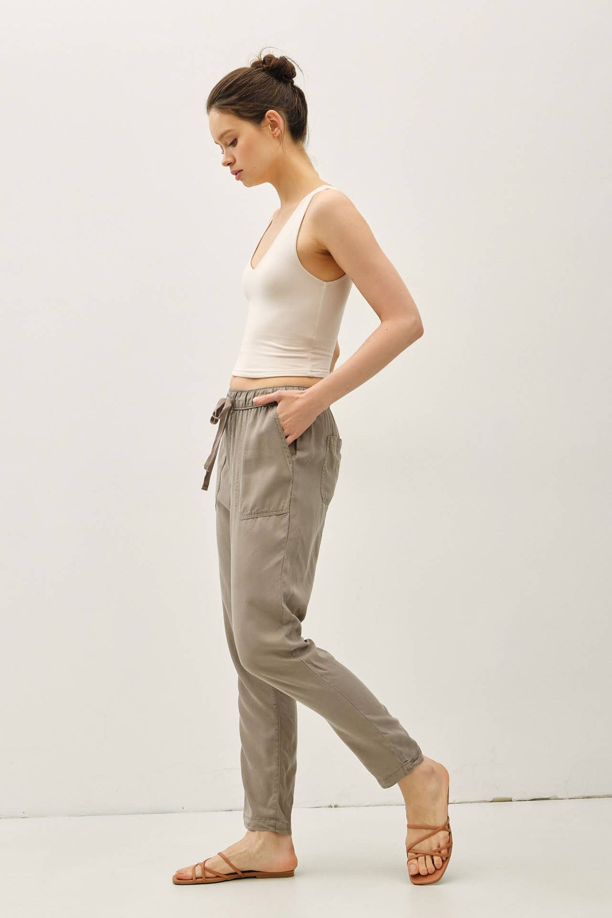 Be Cool LARA TENCEL ANKLE PANTS