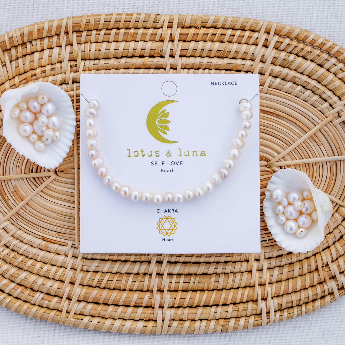 Self Love Pearl 4mm Healing Necklace