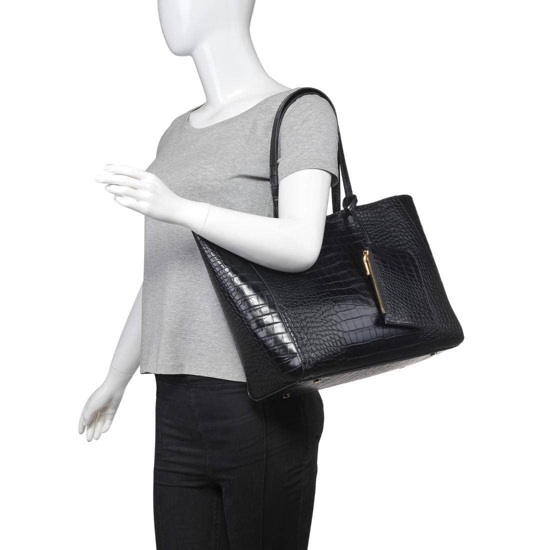 61673B Tiffany Croc Tote Bag