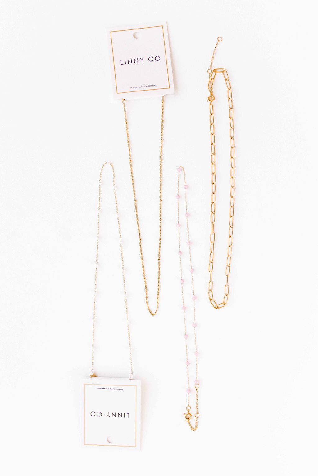 Necklace - Palmer Paperclip Gold