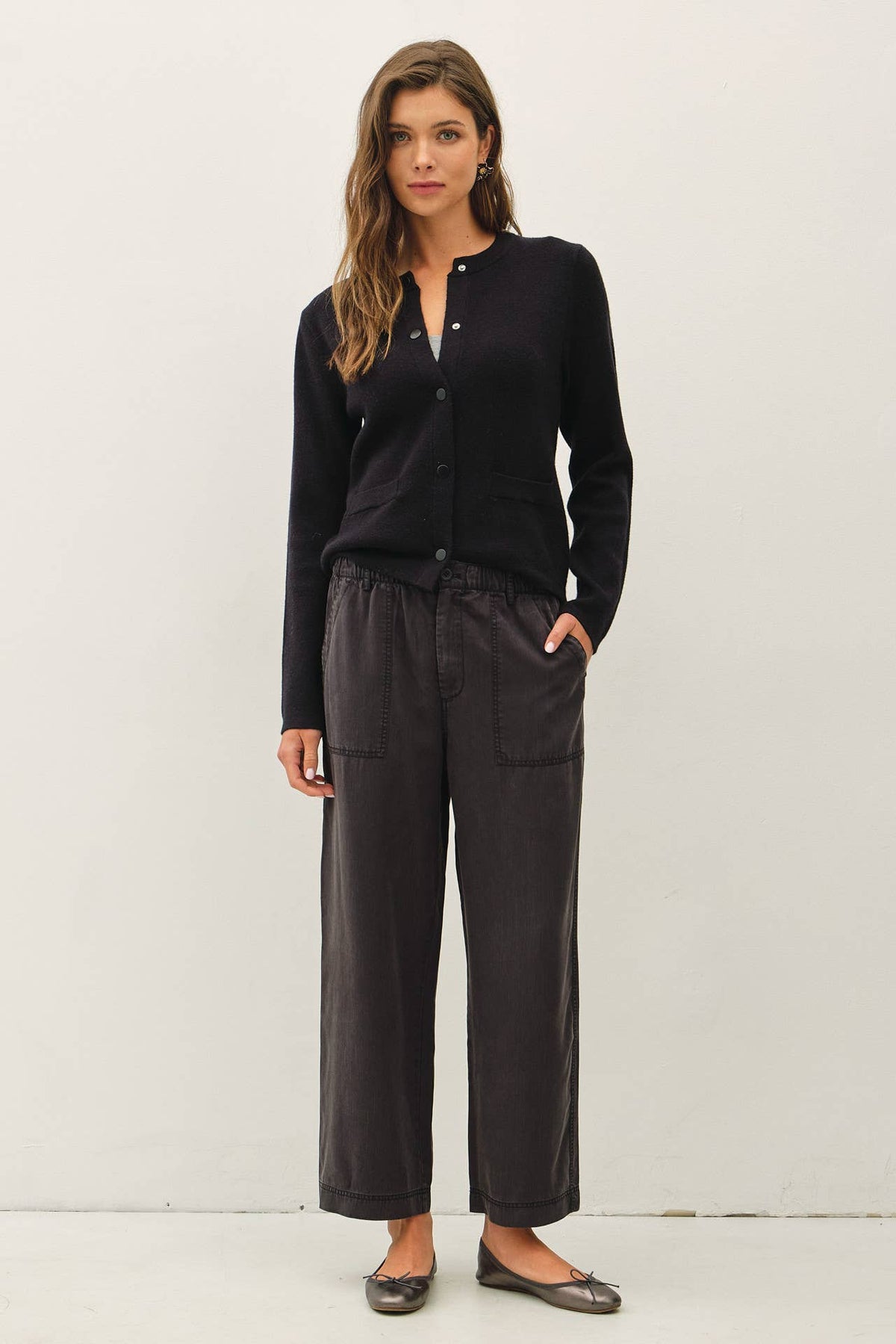 Wide Leg Tencel Pant