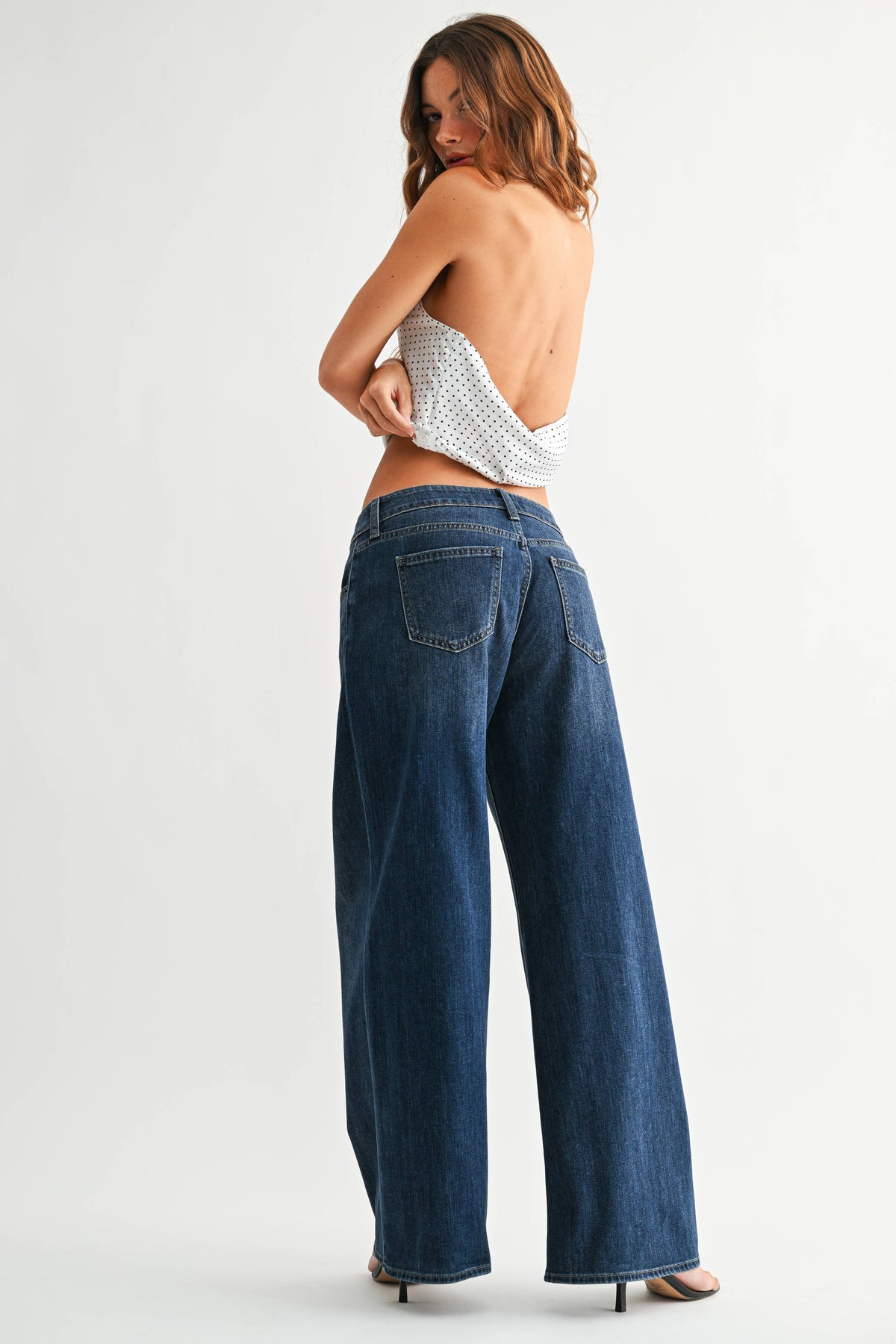 Just USA JEANS - DK - Stretch Mid Rise Palazzo