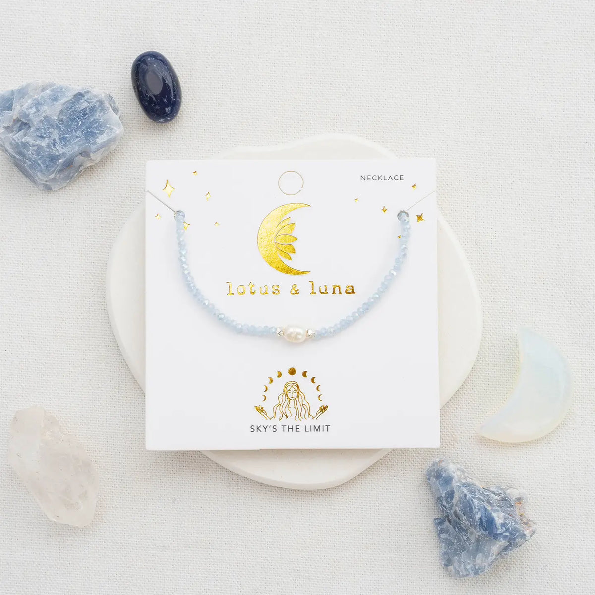 "Sky's The Limit " Goddess Necklace