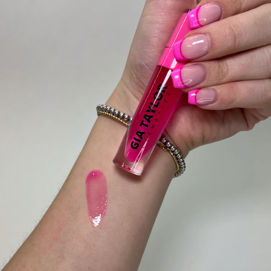 Gia Taylor Pink Potion Gloss 2.0.  THE PERFECT PINK GLOSS!