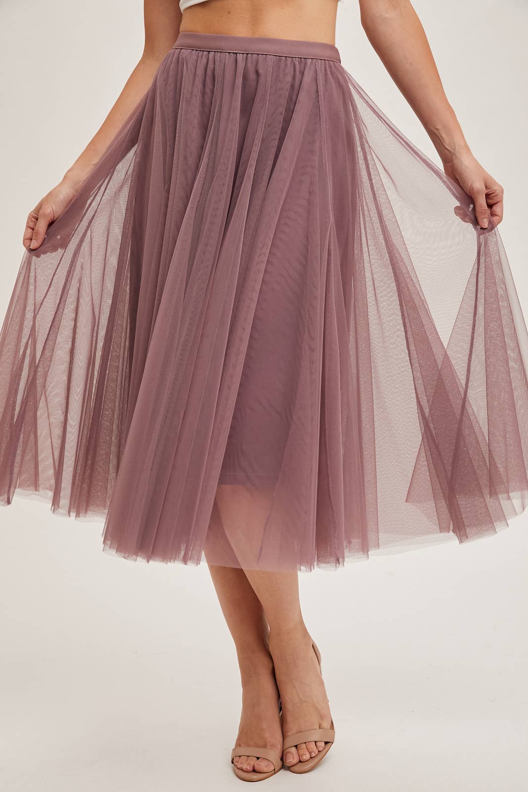 Bluivy TULLE MIDI SKIRT
