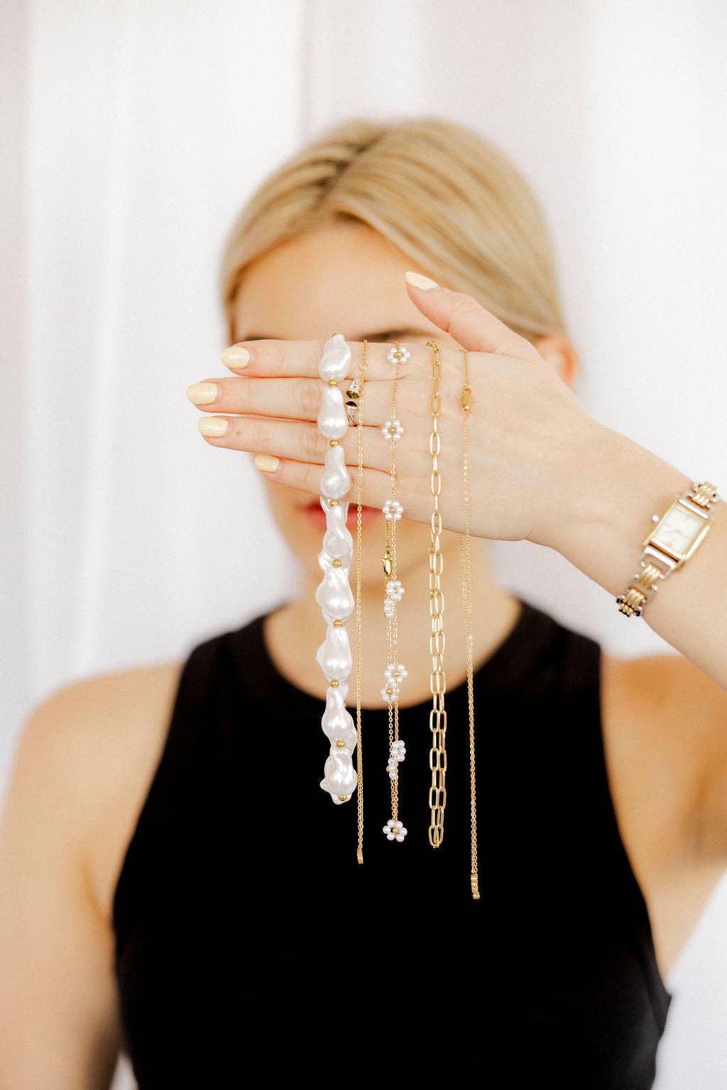 Necklace - Palmer Paperclip Gold