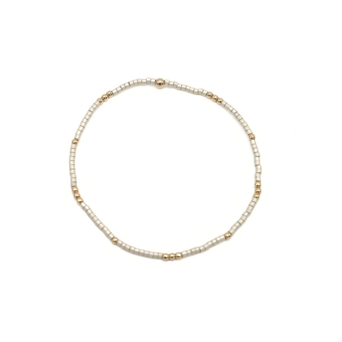 2mm Newport CHAMPAGNE + Gold Filled Waterproof Bracelet