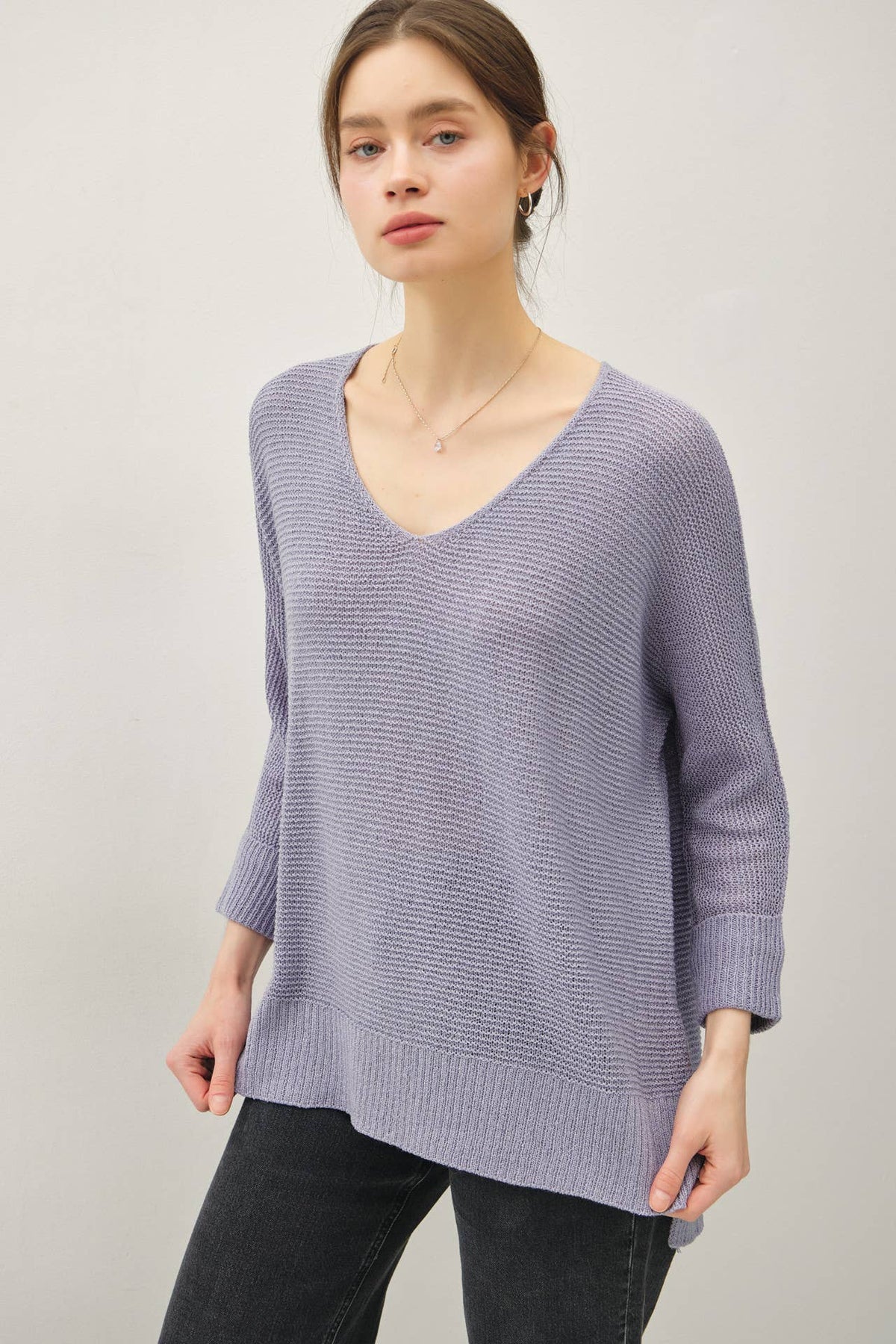 Be Cool V-NECK DOLMAN SWEATER